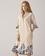 Summum Woman Dress Border Print Multicolor 