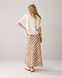 Summum Woman Skirt Stripe Printed Peanut 