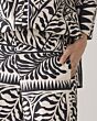 Summum Woman Blouse Two Tone Print Black