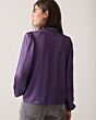 Summum Woman Top Silky Casual Deep Purple