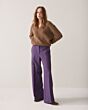 Summum Woman Trousers Foam Uni Deep Purple 