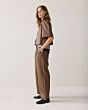 Summum Woman Balloon Trousers Sepia Brown