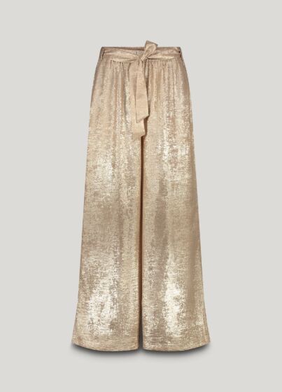 Summum Woman Pants Metallic Lamee 