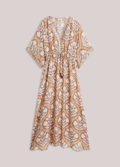 Summum Woman Dress Art Deco Print 