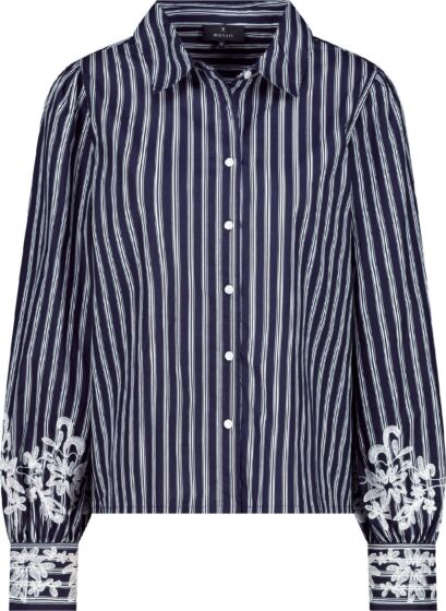 Monari Blouse Kant Marine