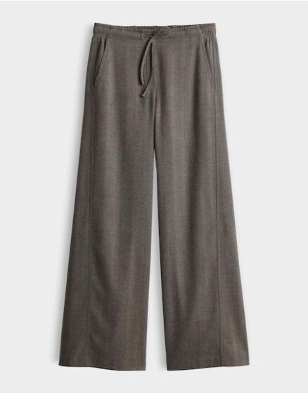 Opus Melane Herringbone Broek Warm Greige 