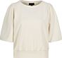 Monari Sweatshirt Pofmouwen Antique White 