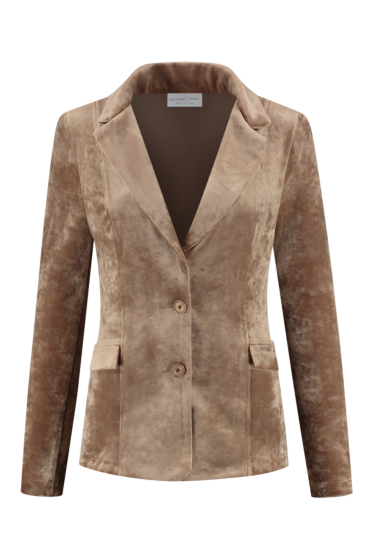 Helena Hart Blazer Velour Latte 