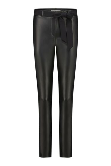 Studio Anneloes Beau Leather Trousers Black