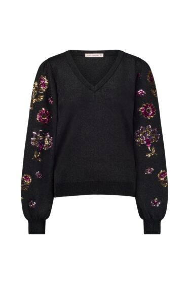 Studio Anneloes Milly Flower Sequins Pullover 