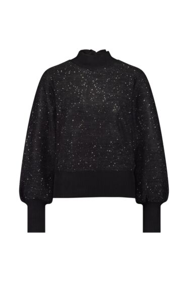 Studio Anneloes Mireille Sequins Pullover Black