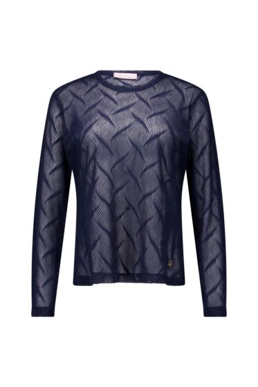 Studio Anneloes Reagan Lace Top Dark Blue 