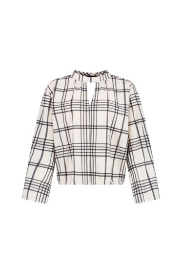 Studio Anneloes Jael Check Top Kit/Mid Grey 