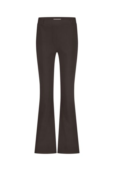Studio Anneloes Flair Bonded Trousers Espresso 