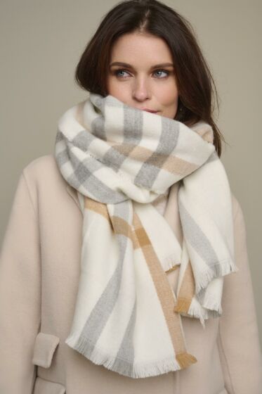 Rino & Pelle Arrow Sjaal Multicolor Blanc-one size
