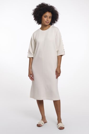 Rino & Pelle Bonita Dress Sleeve Detail Snow White