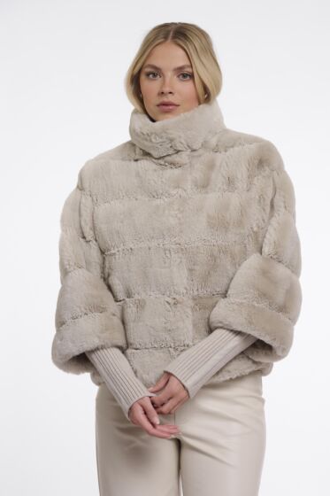 Rino & Pelle Feline Jacket Rib Cuffs Birch