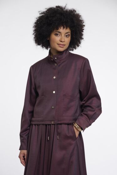 Rino & Pelle Gea Jacket Fudge Cloak