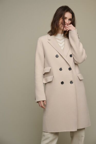 Rino & Pelle Jenci Handmade Coat Stone