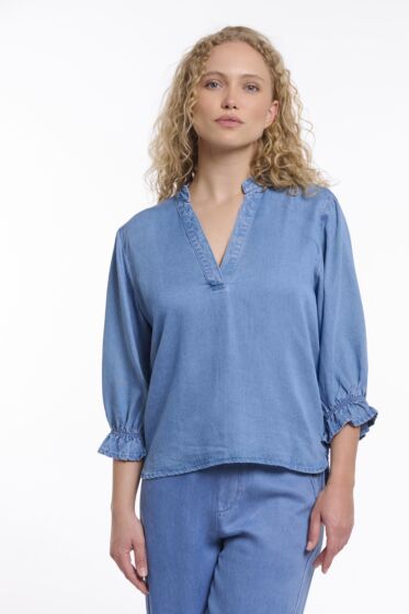 Rino & Pelle Kamar Blouse Washed Blue
