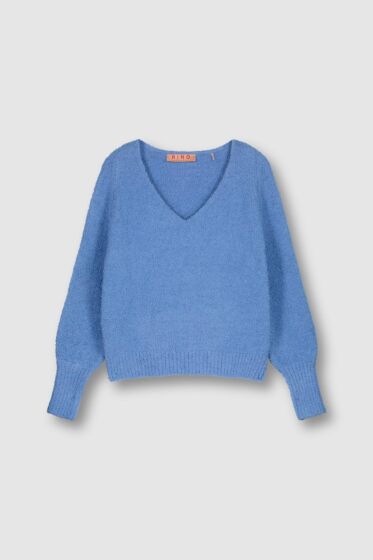 Rino & Pelle Kinsley V-Neck Sweater Blue