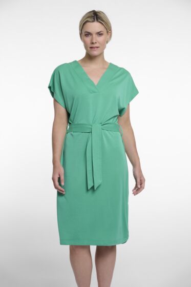 Rino & Pelle Meriam V-neck Dress Clover Green
