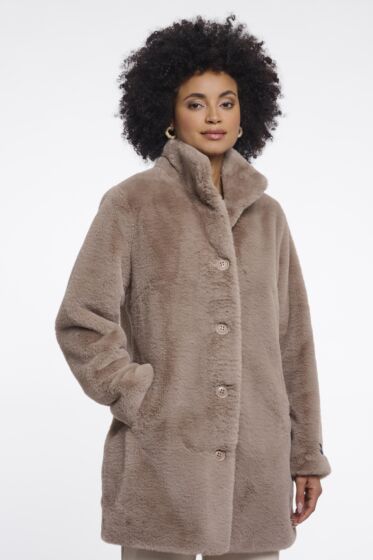 Rino & Pelle Nonna Faux Fur Mocha Latte 
