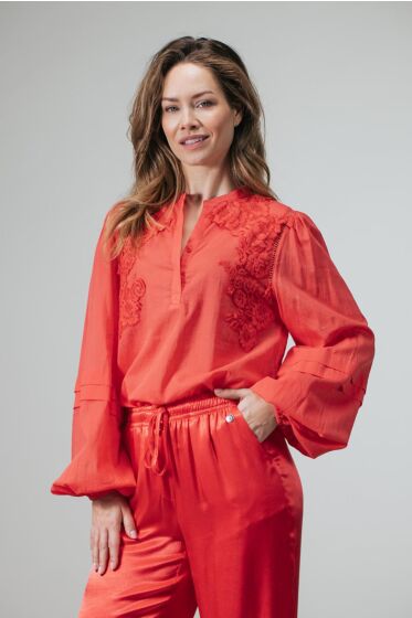 Label Dot Appo Blouse Koraal