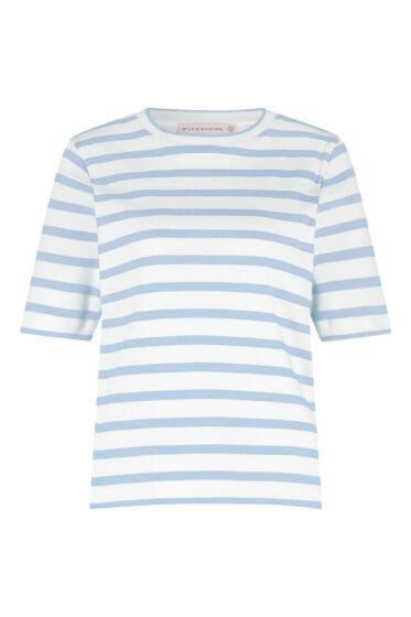 Studio Anneloes Annika Stripe T-shirt Pastel Blue 