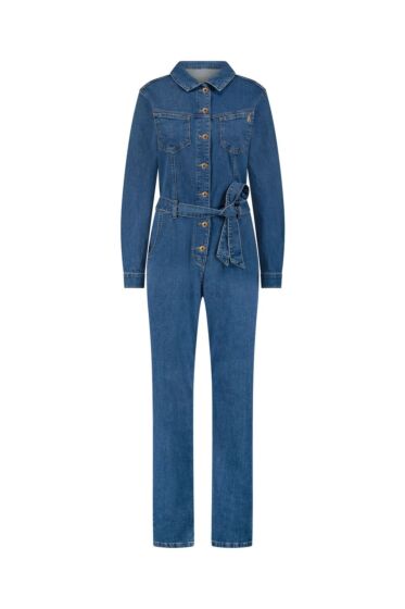 Studio Anneloes Ariane Denim Jumpsuit Denim Blue 