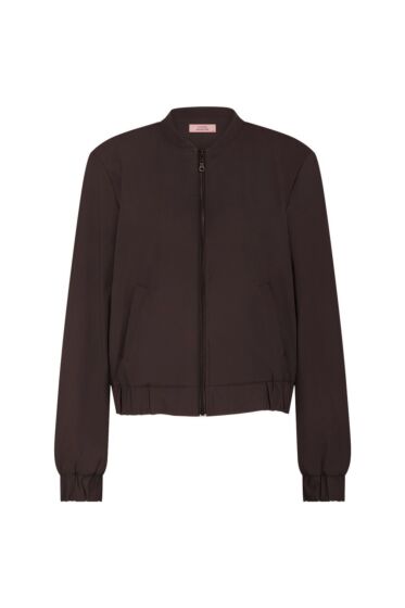 Studio Anneloes Benja Bomber Jacket Espresso