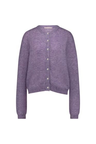 Studio Anneloes Bibi Mohair Cardigan Lila
