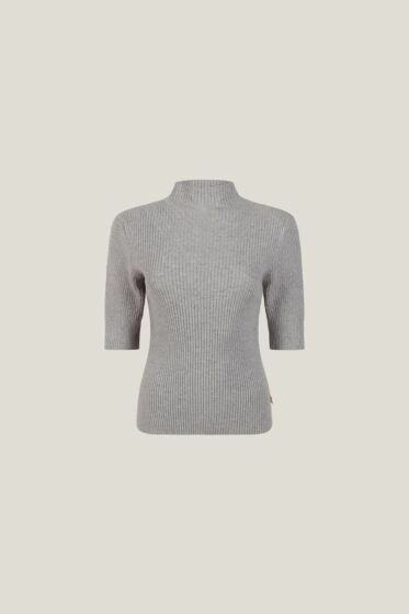 Jansen Amsterdam Bodil Top Grey Melange