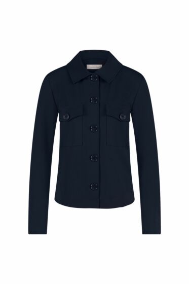 Studio Anneloes Claire Bonded Jacket Dark Blue 