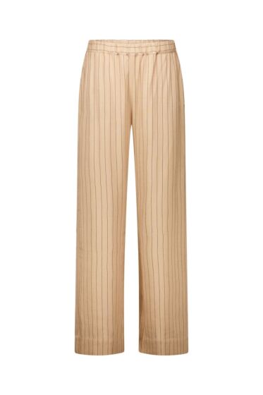 Studio Anneloes Devine Stripe Trousers Camel/Black