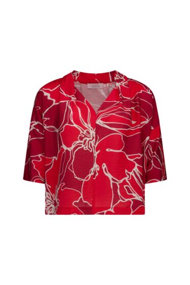 Studio Anneloes Eve Flower Top Ruby Red 