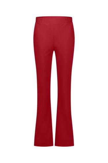 Studio Anneloes Flair Honeycomb Trousers Deep Red