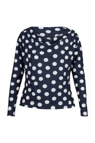 Studio Anneloes Fleur Polkadot Top DarkBlue/Kit 