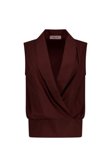 Studio Anneloes Hanne Wrap Top Chestnut 