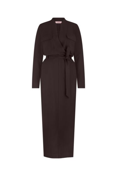 Studio Anneloes Jette Cargo Dress Expresso