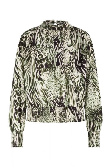 Label Dot Abby Top Khaki