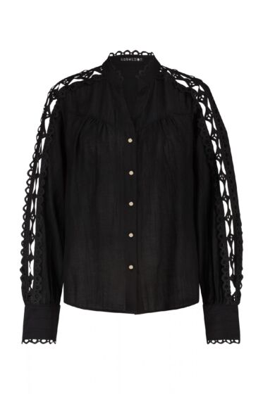 Label Dot Afra Blouse Zwart