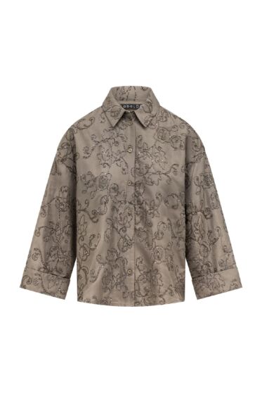 Label Dot Anina Blouse Taupe 