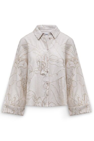 Label Dot Adela Blouse Beige 