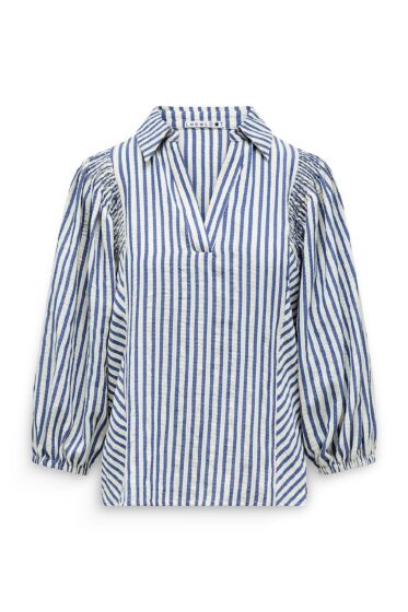 Label Dot Abba Blouse Donker Blauw 