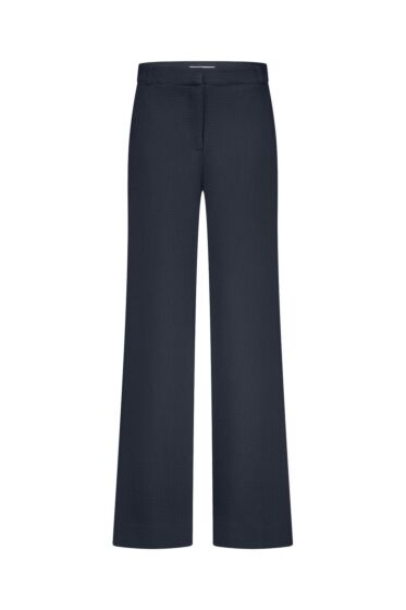 Studio Anneloes Lexie Waffle Trousers Dark Blue
