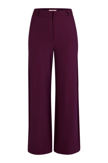 Studio Anneloes Luz Twill Trousers Blackberry