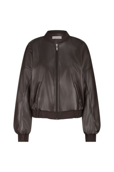 Studio Anneloes Mayte Faux Leather Bomber