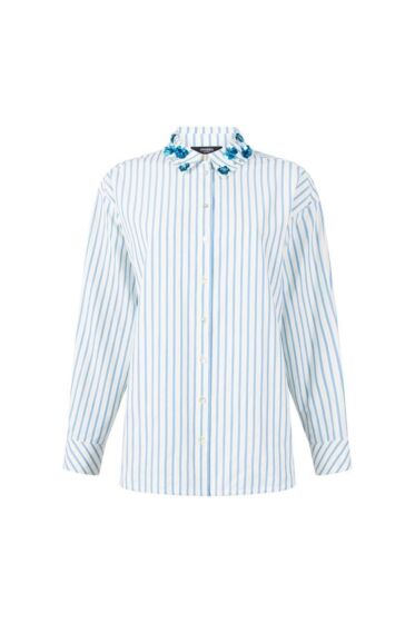 Jansen Amsterdam Micky Blouse Aquamarijn