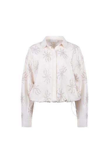 Nukus Aster Blouse Paillet Offwhite 